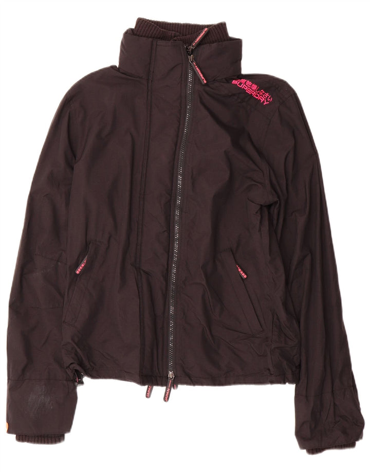 Superdry Veste coupe-vent Windcheater pour femme UK 12 Medium Noir