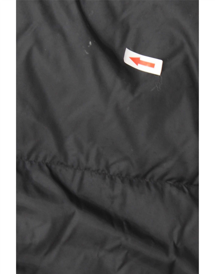 Fila Veste matelassée à capuche pour homme IT 52 Large Noir Polyamide