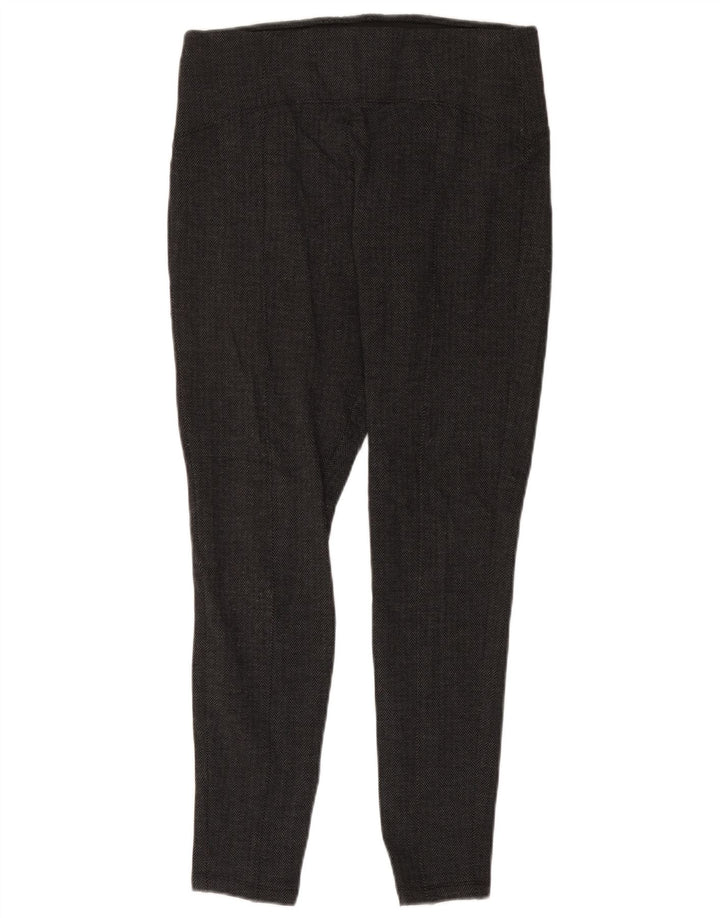 Marks & Spencer Leggings pour femmes UK 14 Large Viscose à chevrons noir