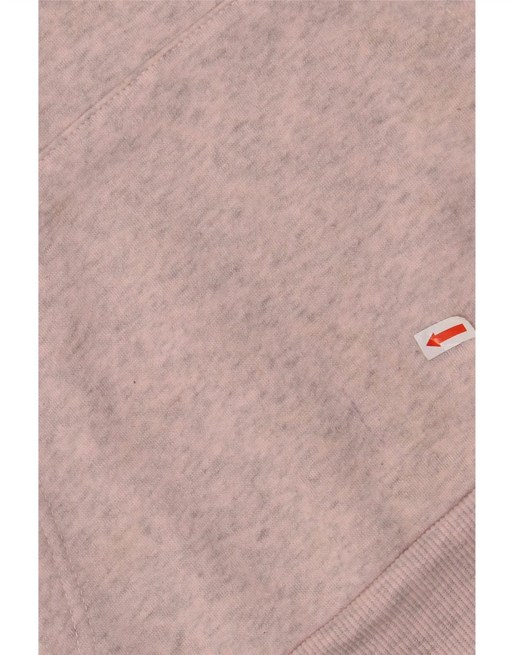 KAPPA Pull à capuche graphique surdimensionné pour femme UK 10 Small Rose Colourblock