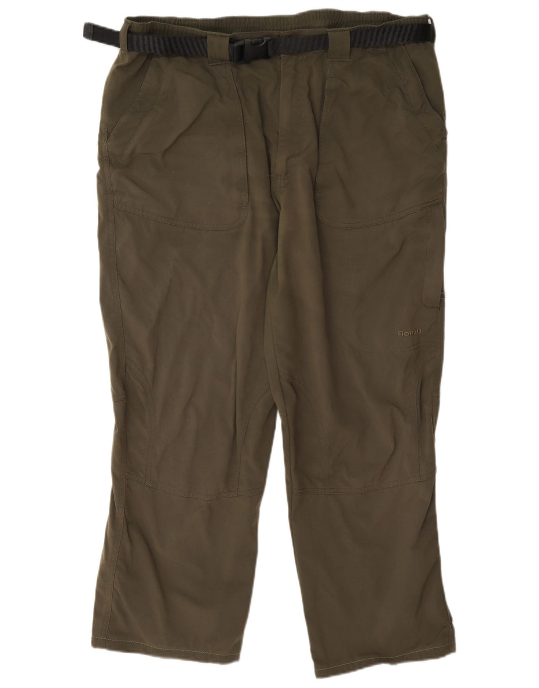 Rohan Pantalon cargo régulier pour homme Large W35 L27 Kaki Polyamide