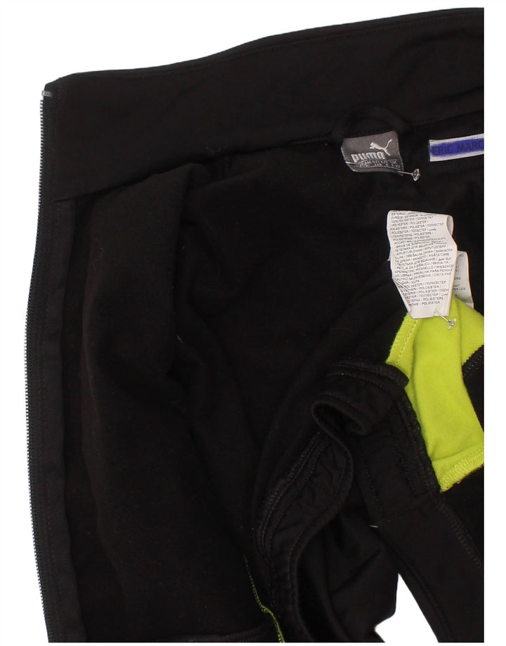 Puma Veste de survêtement graphique pour garçon 7-8 ans Noir Colourblock