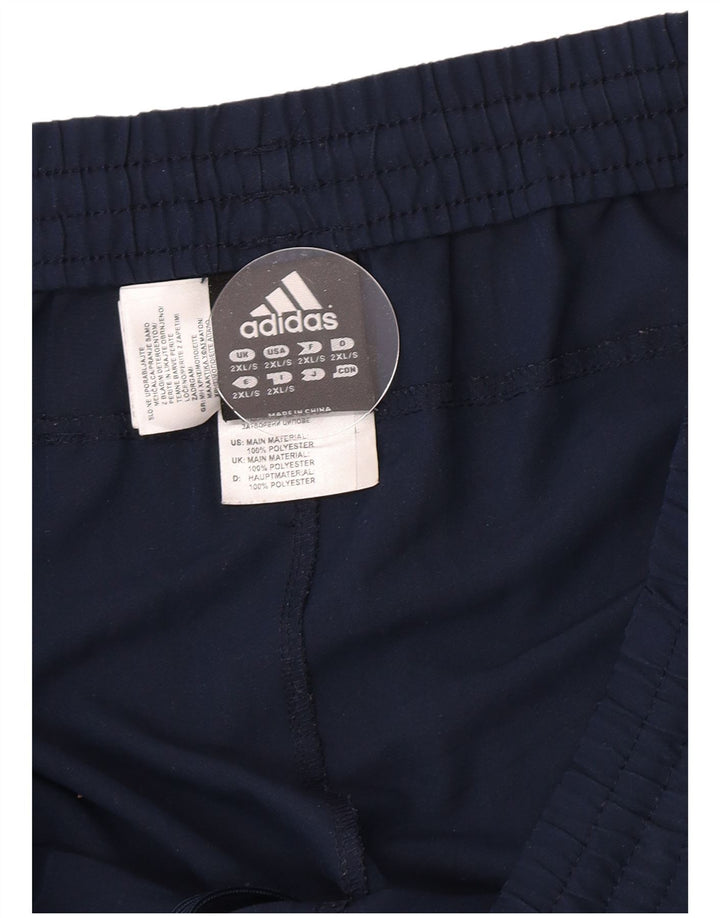 Adidas Pantalon de survêtement Climalite pour homme 2XL Bleu marine Polyester