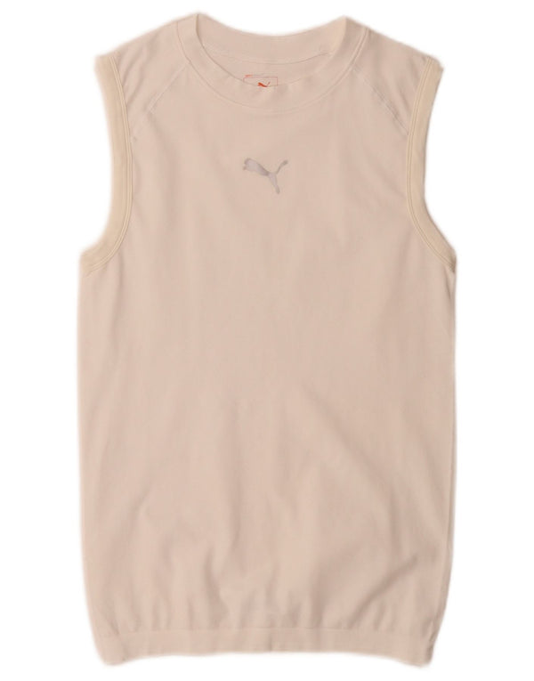 Puma Débardeur pour femme UK 14 Large Blanc