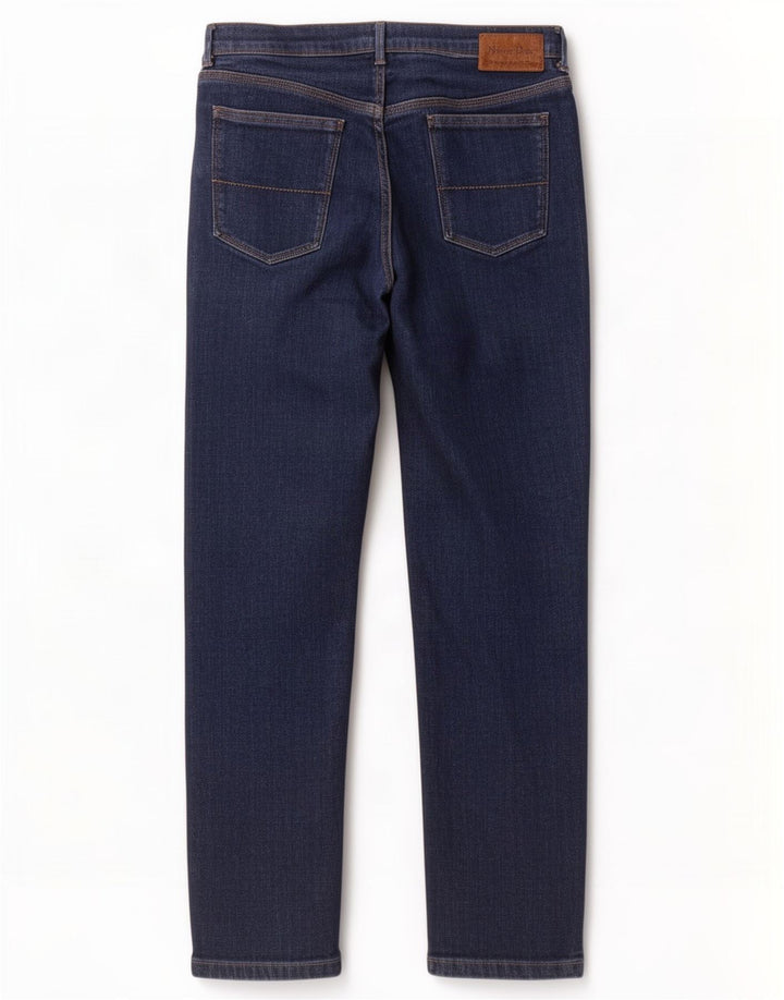 Massimo Dutti Jean slim pour homme EU 44 Large W34 L30 Bleu