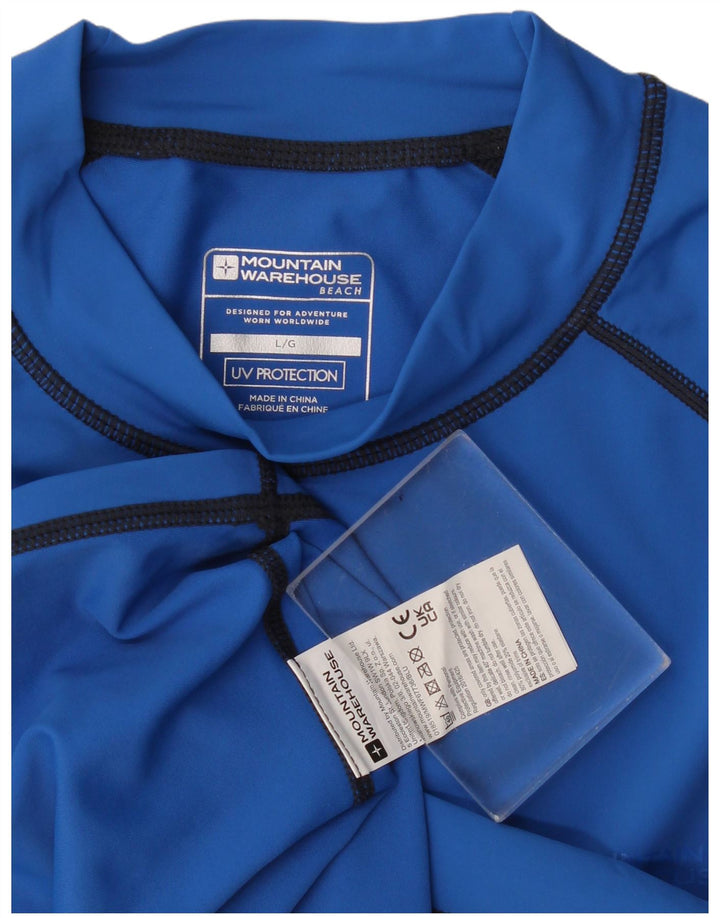 Mountain Warehouse T-shirt UV Shield pour homme en polyester Bleu Taille L