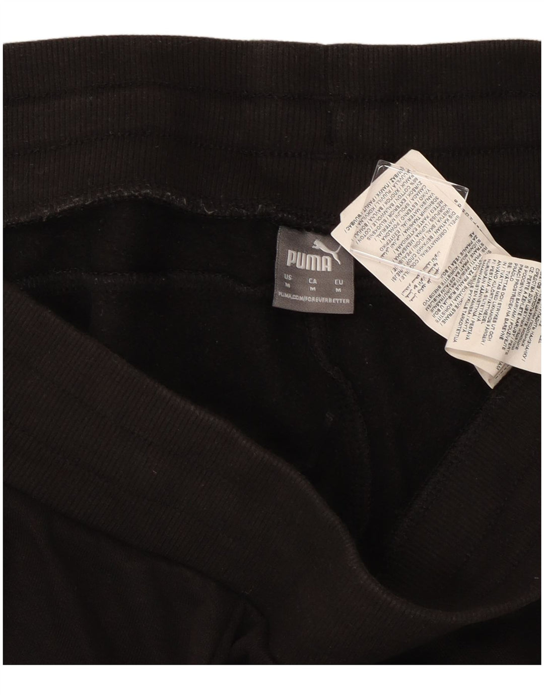 Puma Pantalon de Survêtement Joggers Homme Noir Moyen Coton