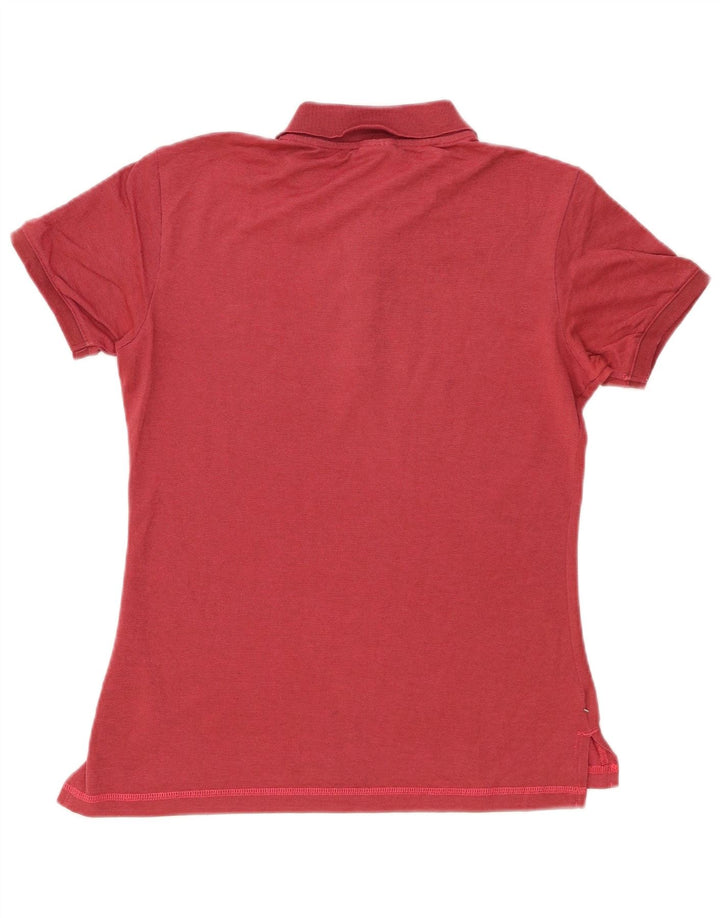 Champion Polo Femme UK 12 Coton Rouge Moyen