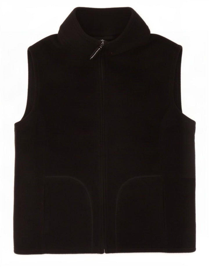 Marks & Spencer Gilet polaire pour femme UK 16 Large Noir Polyester