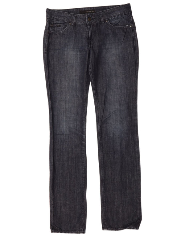 Calvin Klein Jean Slim Femme W28 L34 Bleu Marine Coton