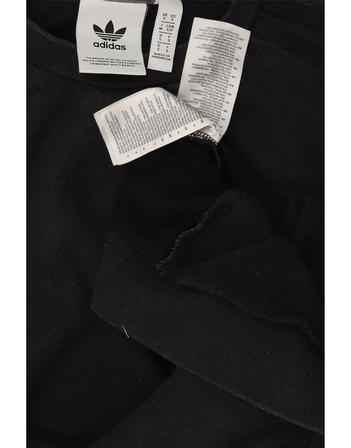 Adidas Sweat-shirt pour homme en coton color block Noir Taille S