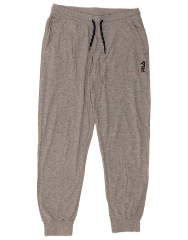 Fila Homme Pantalon De Survêtement Joggers Large Gris Coton