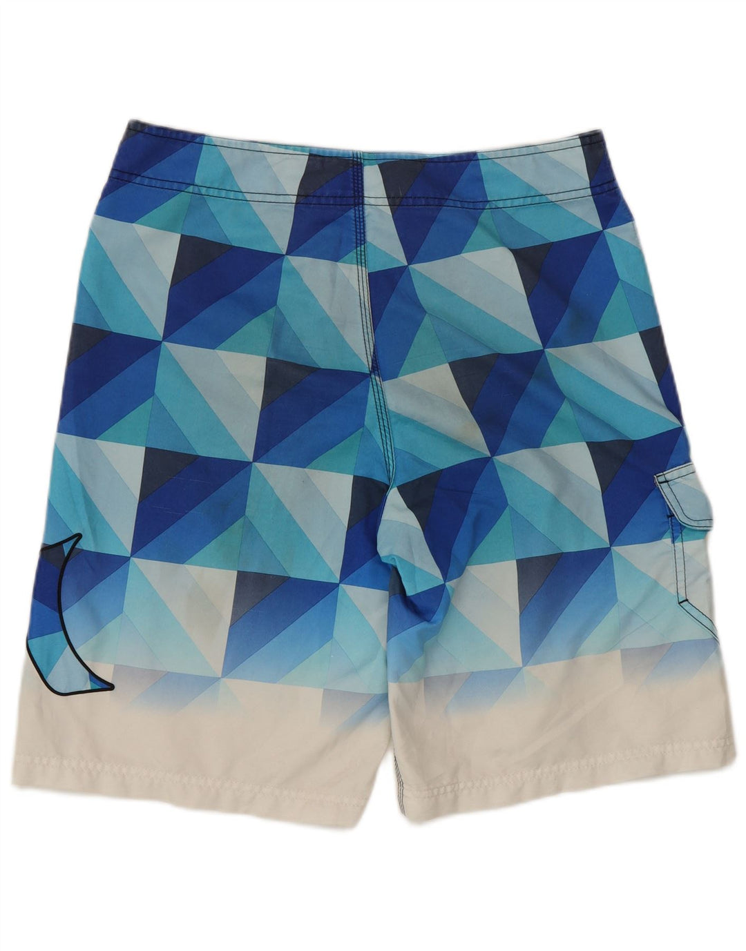 Hurley Short de Bain Graphique Homme Bleu Moyen Géométrique