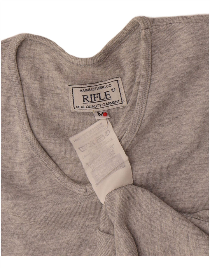 Rifle Débardeur Femme UK 14 Coton Chiné Gris Moyen
