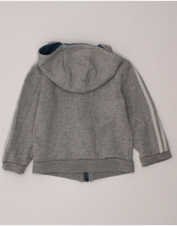Adidas Pull à capuche zippé bébé garçon 18-24 mois Gris Coton