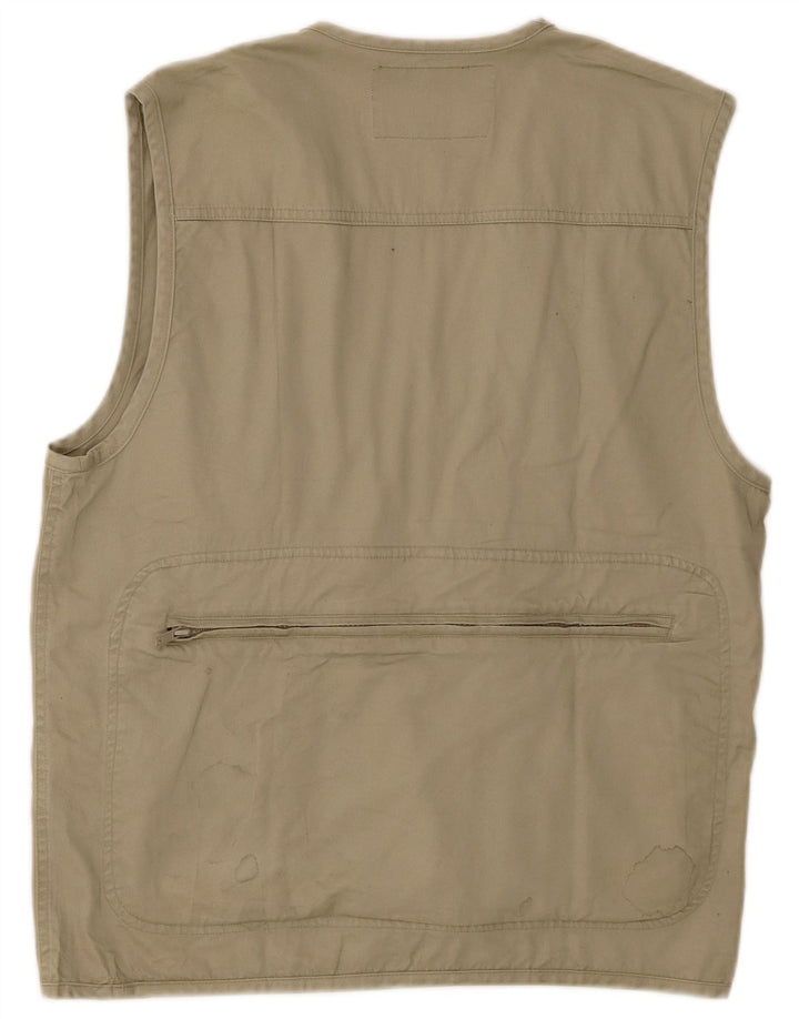 Univers Gilet Utilitaire Homme IT 46 Petit Kaki Coton