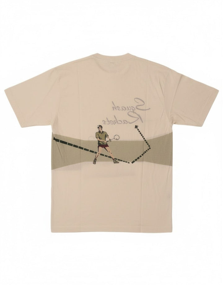 Cacharel Homme T-Shirt Graphique Haut Large Blanc