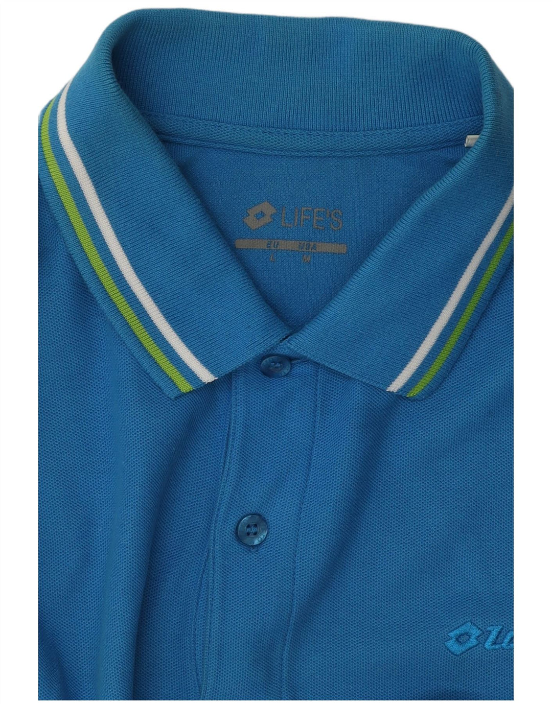 Lotto Polo Homme Bleu Moyen