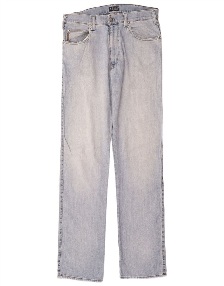 Armani Femme Jean Droit W34 L35 Bleu