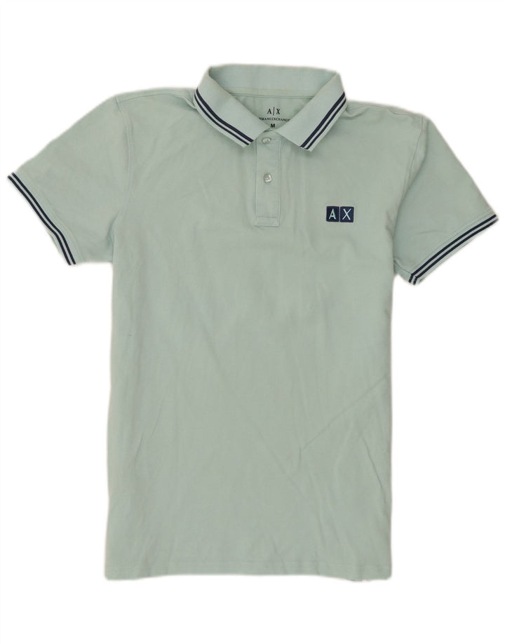 Armani Exchange Polo Homme Grand Bleu Coton