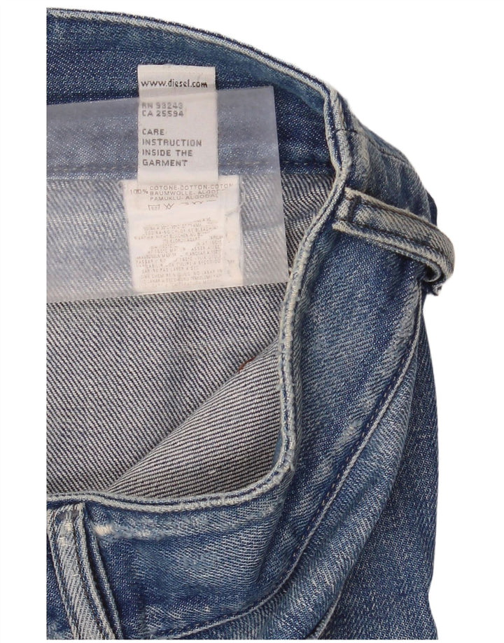 Diesel Jean bootcut vieilli pour femme W26 L32 en coton bleu