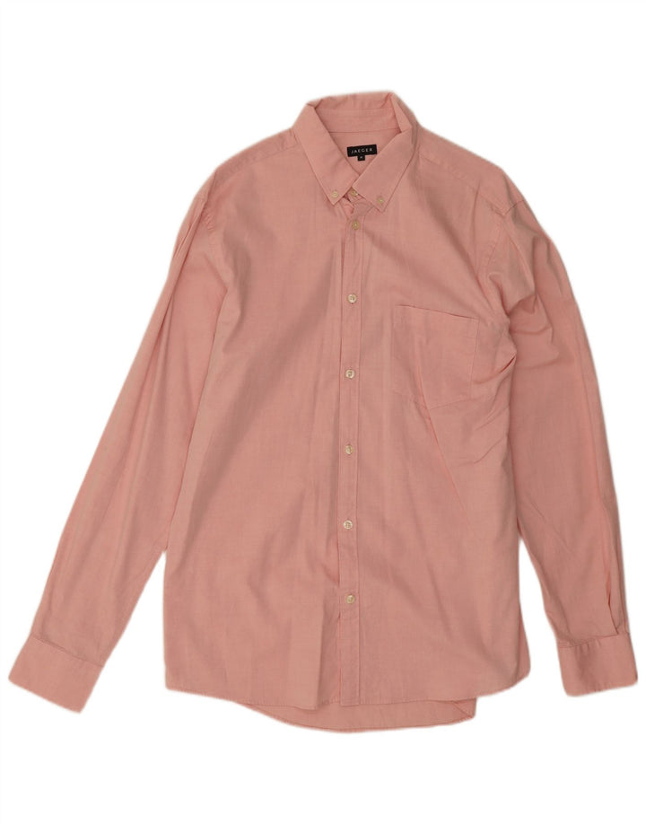 Jaeger Chemise Homme Rose Moyen Coton