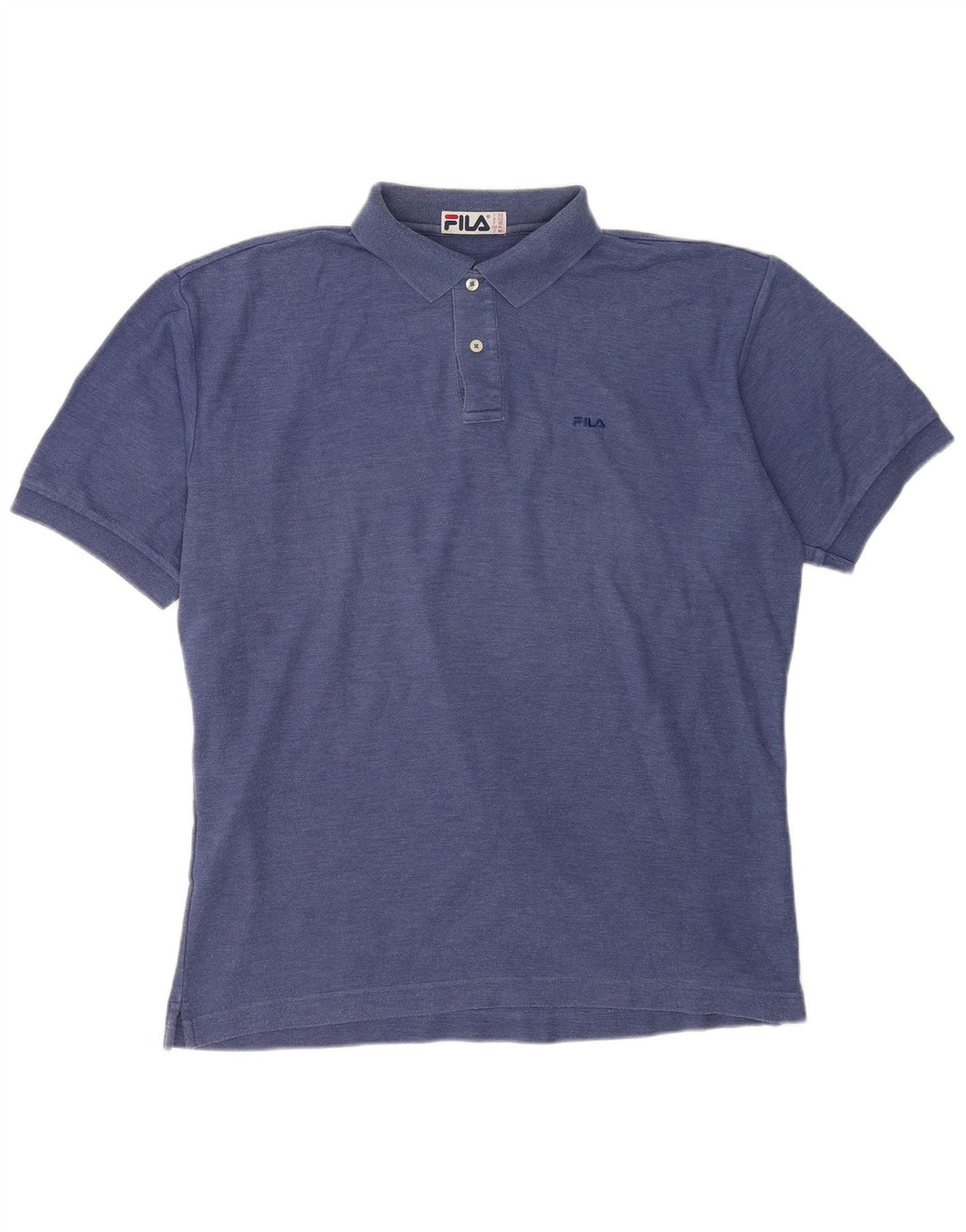 Fila Polo Homme IT 52 Large Bleu Coton