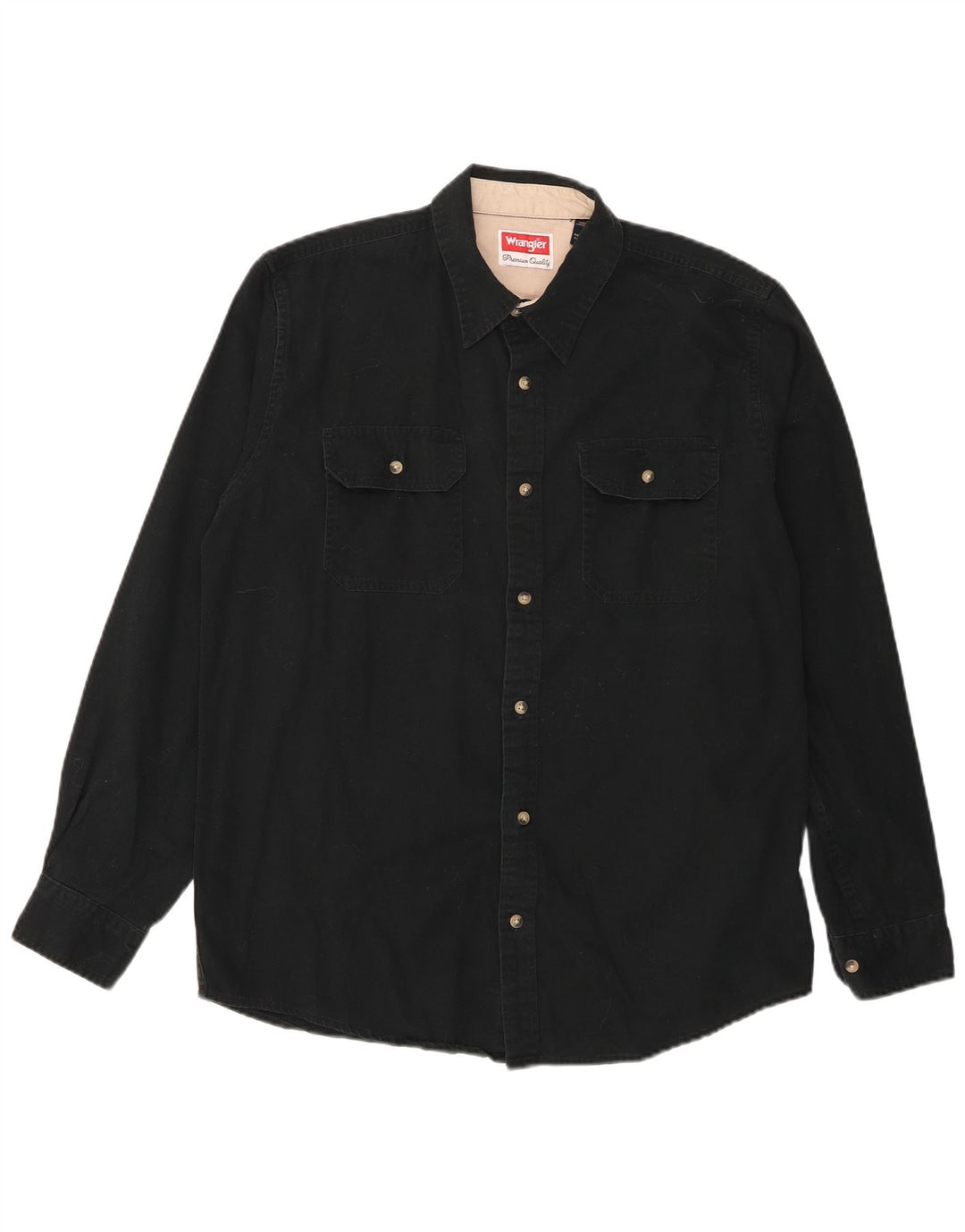 Wrangler Chemise Homme Moyen Noir Coton