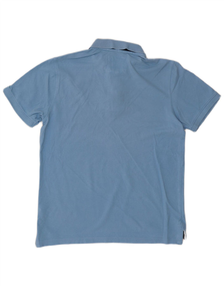 Crew Clothing Polo Homme Bleu Moyen Coton