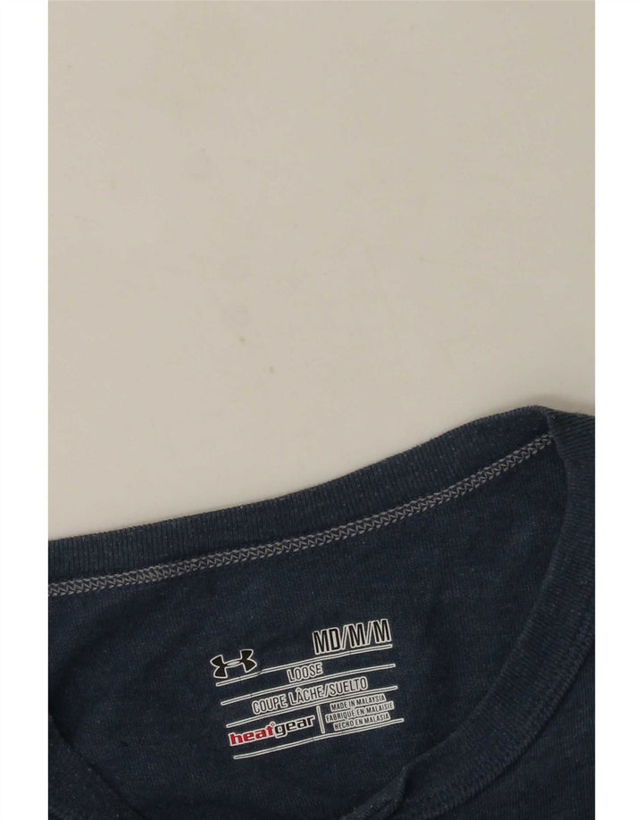 Under Armour Haut à Manches Longues Heat Gear Homme Bleu Moyen