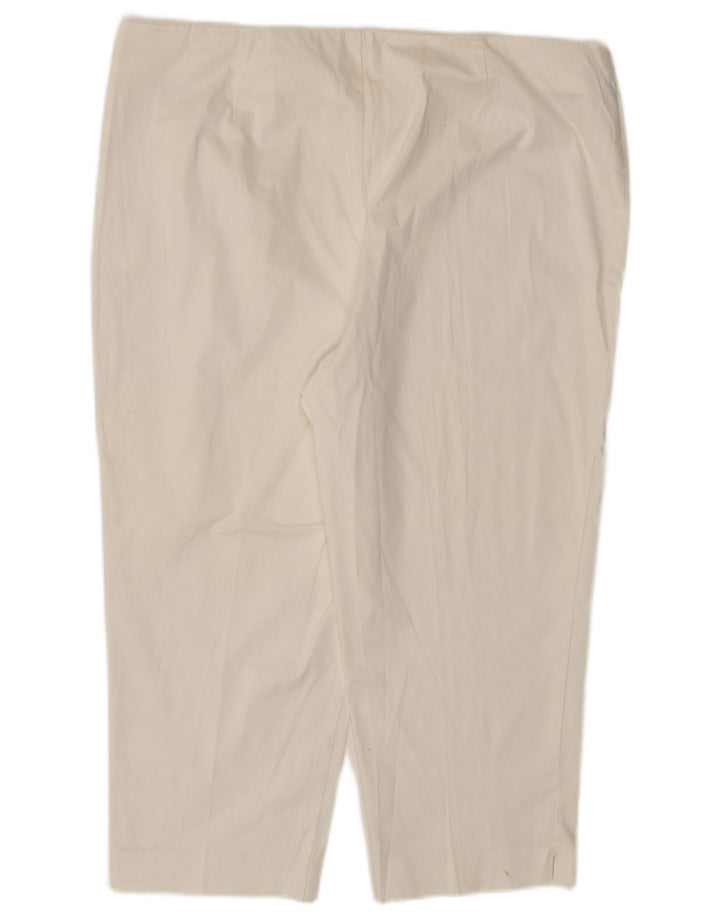 MARKS & SPENCER Pantalon Capri Femme W38 L21 Blanc