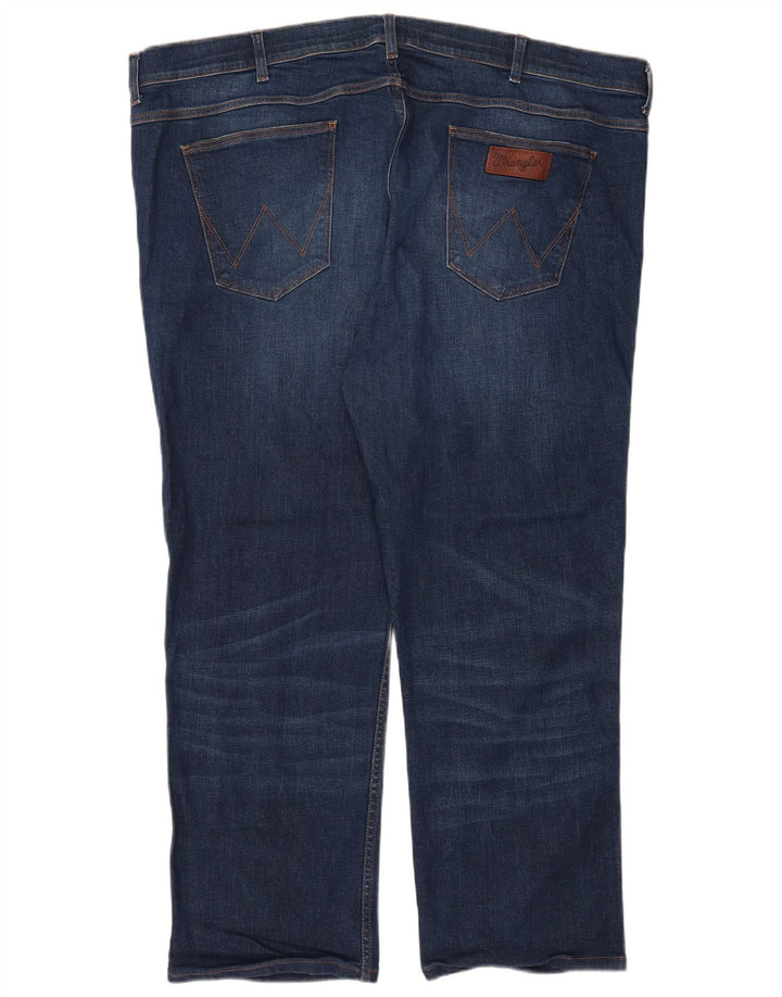 Wrangler Jean droit homme W47 L28 bleu marine