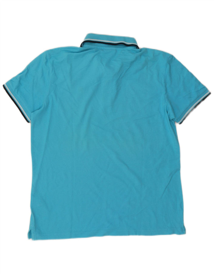 Diadora Polo Homme Grand Bleu Coton