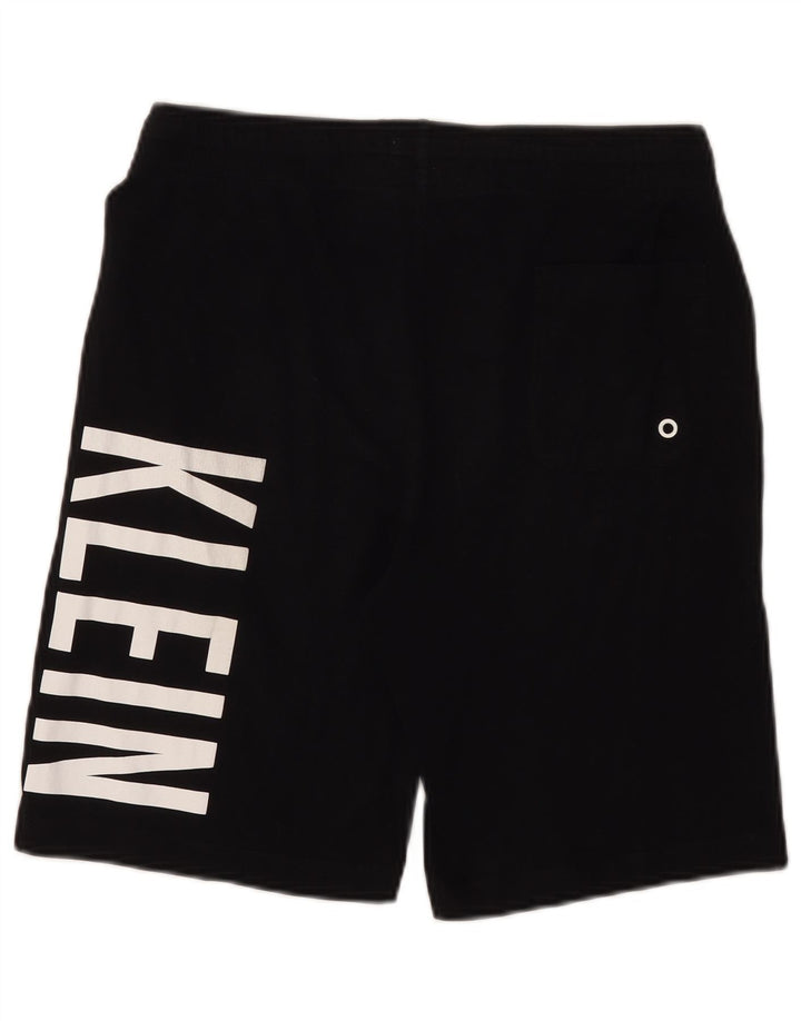 CALVIN KLEIN Short de Bain Graphique Homme Noir Moyen Coton