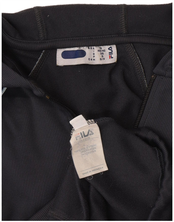 Fila Femme Zip Sweat à capuche IT 40/42 Petit Bleu Marine Polyester