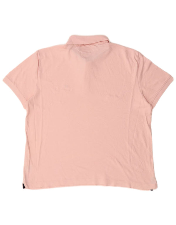 Tommy Hilfiger Polo sur mesure pour homme en coton rose grand