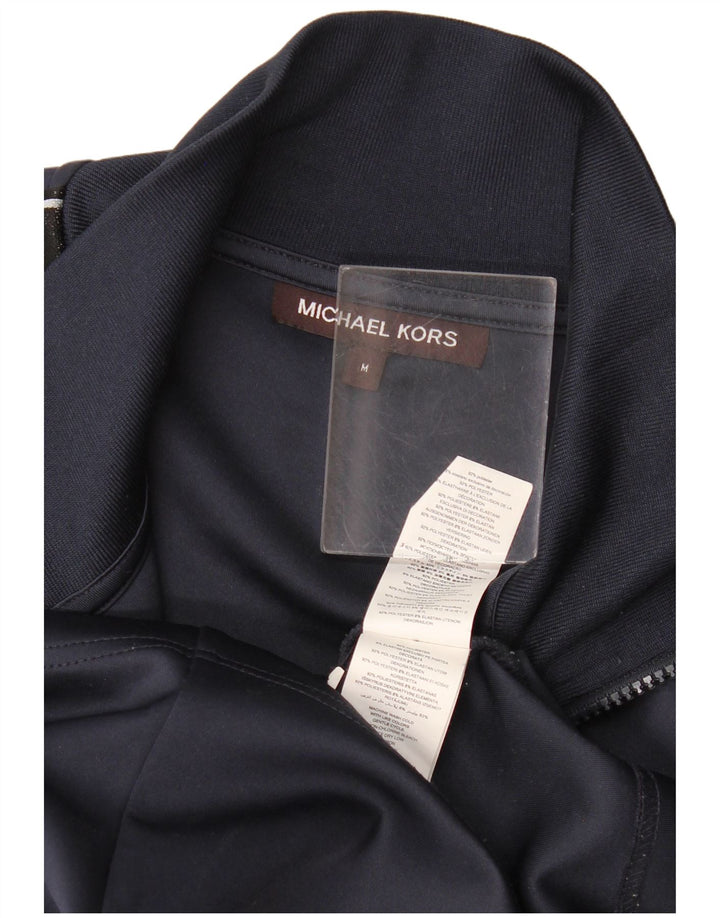 Michael Kors Veste de survêtement graphique pour homme Bleu marine moyen Polyester