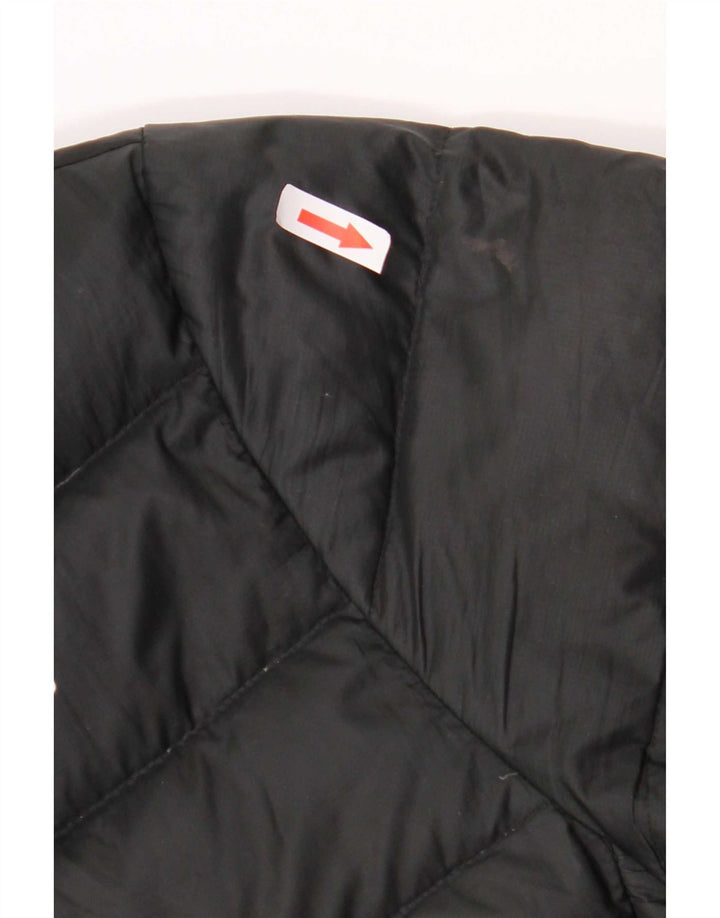 Adidas Veste rembourrée à capuche pour femme UK 18 XL Noir Polyester