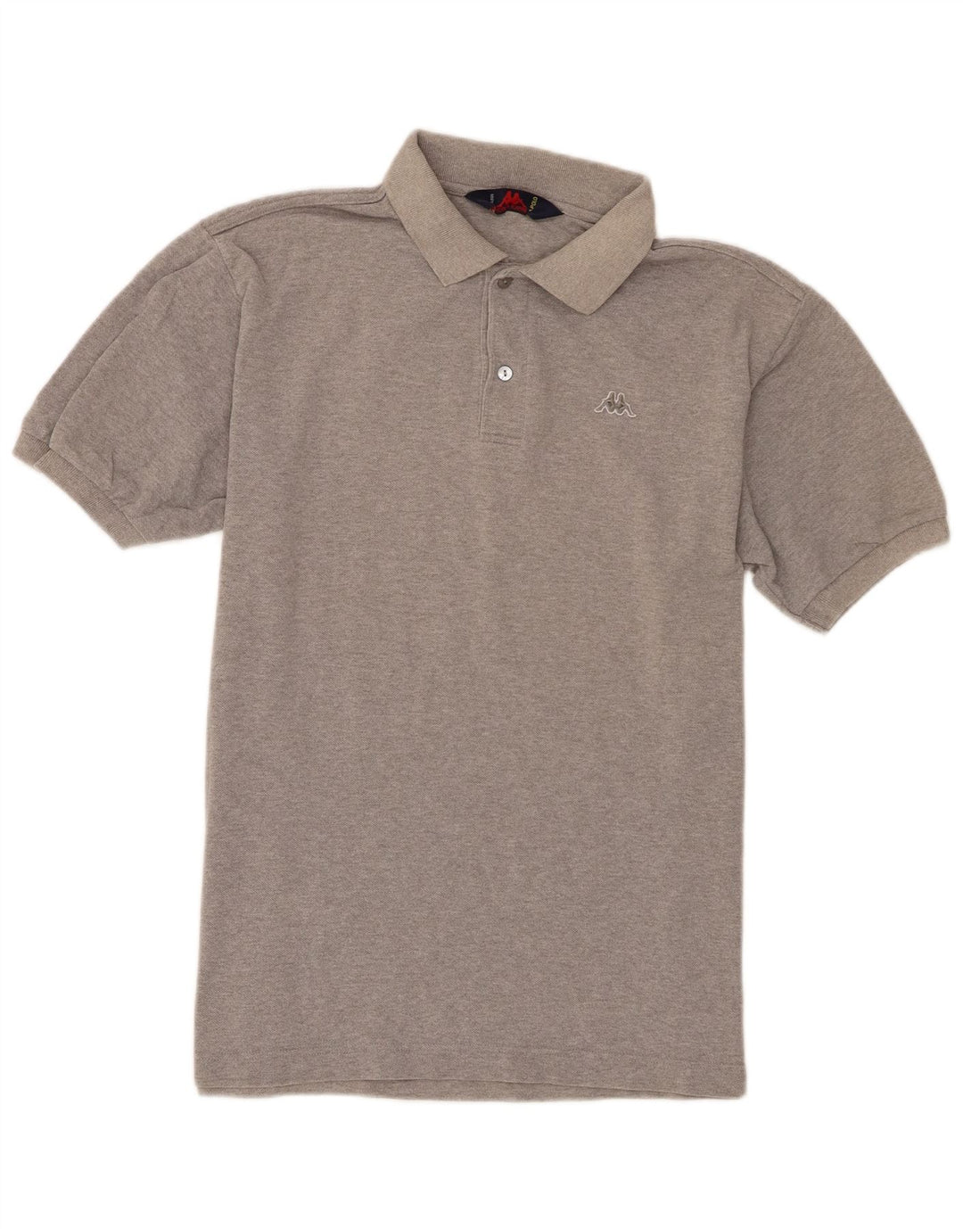 Kappa Polo Homme Large Gris Moucheté