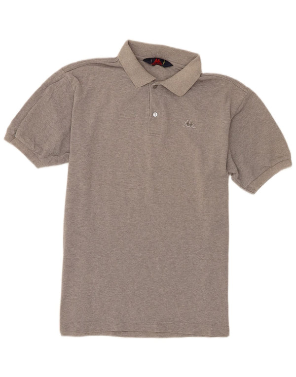 Kappa Polo Homme Large Gris Moucheté