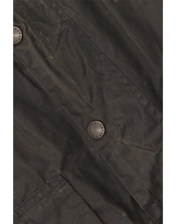 Barbour Veste en coton ciré pour homme EU 50 Noir moyen