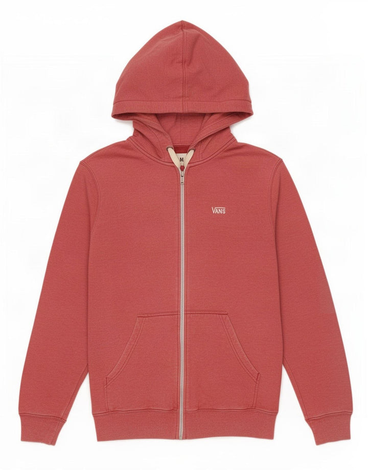 Vans Sweat à capuche zippé pour homme XS Rouge