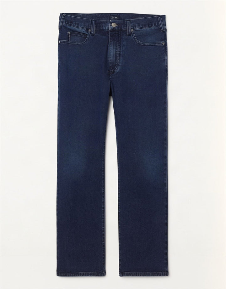 Armani Jean droit coupe droite W36 L28 bleu coton pour homme
