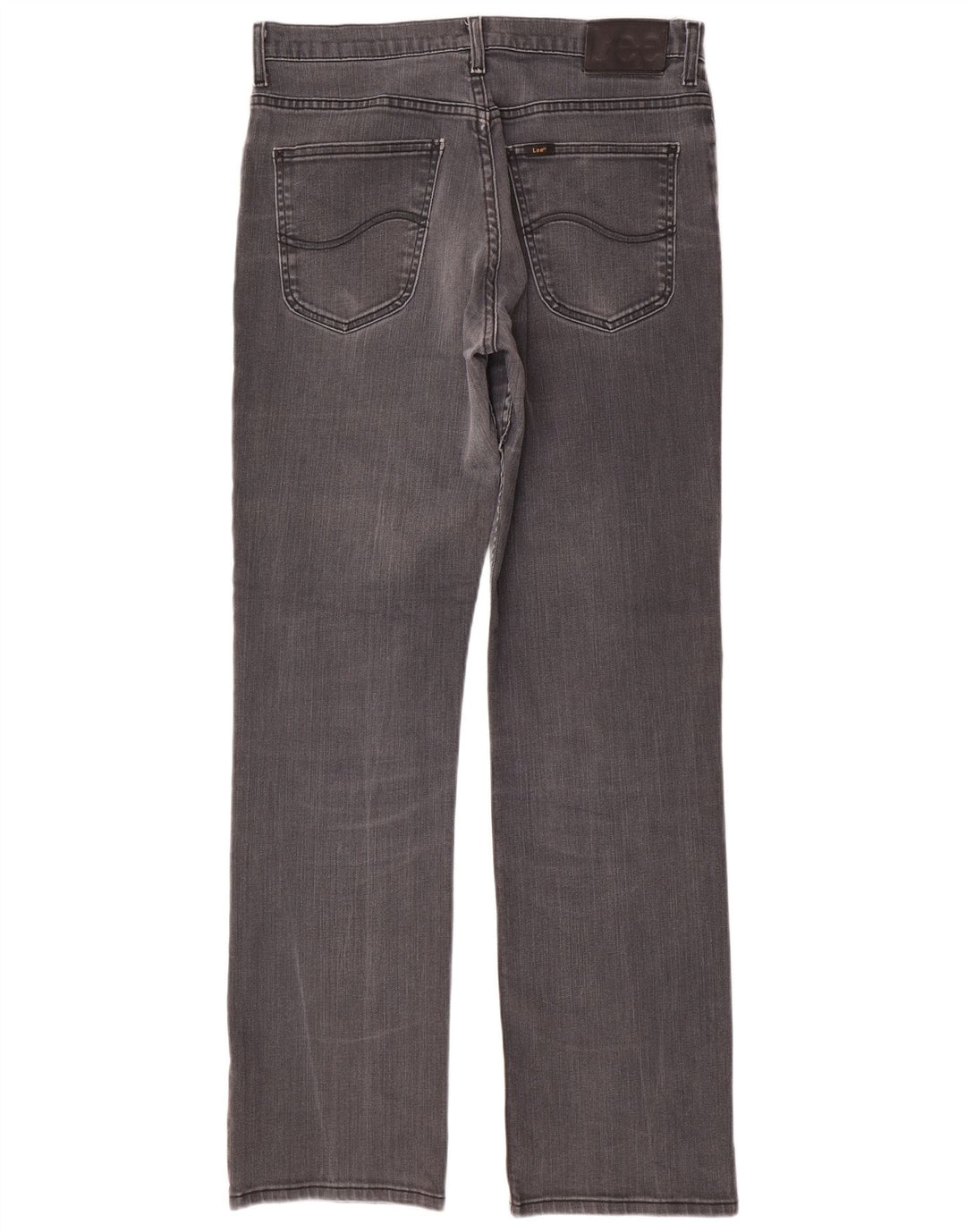 Lee Jean Droit Brooklyn W34 L34 Homme Gris Coton