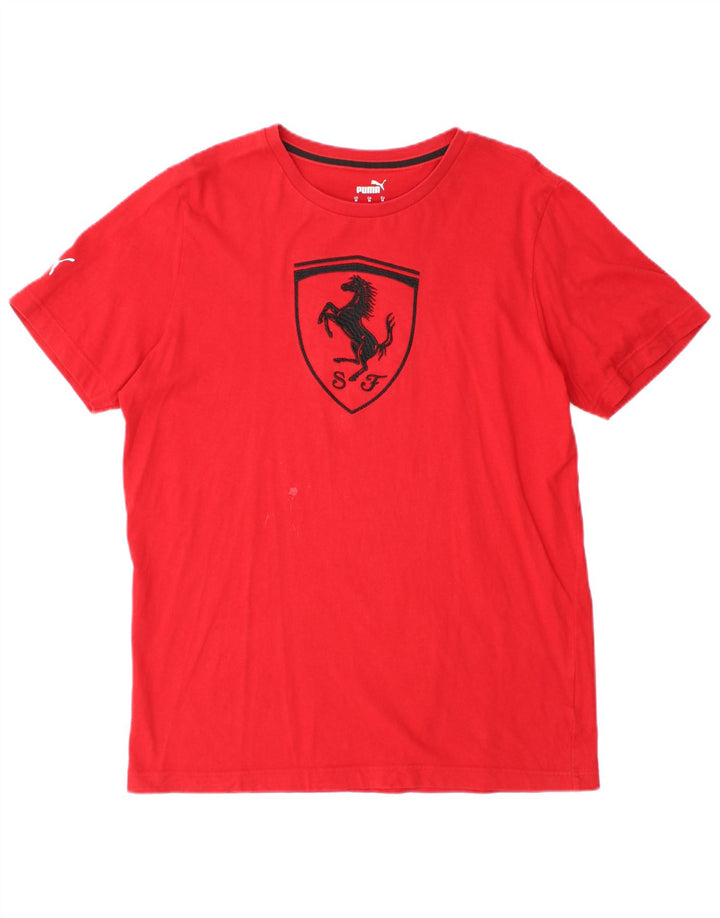 Puma Tee-Shirt Ferrari Graphic Homme Rouge Moyen