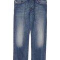 Diesel Jean Droit Poiak W33 L30 Homme Bleu Coton