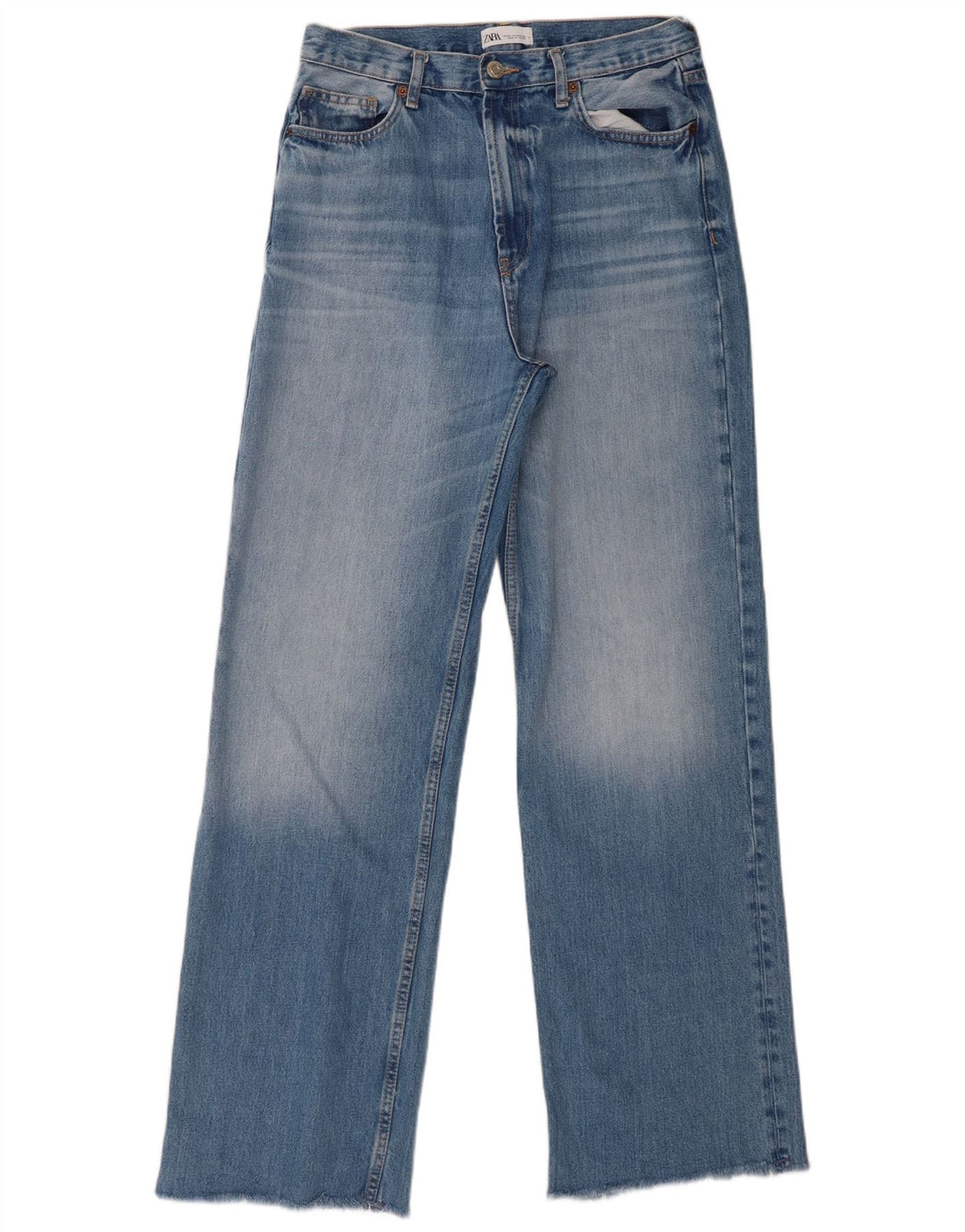 Zara Jean droit pour femme EU 40 Medium W30 L33 Bleu