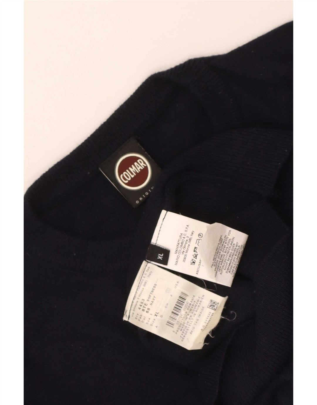 Colmar Pull Col Rond XL Bleu Marine Polyamide Homme