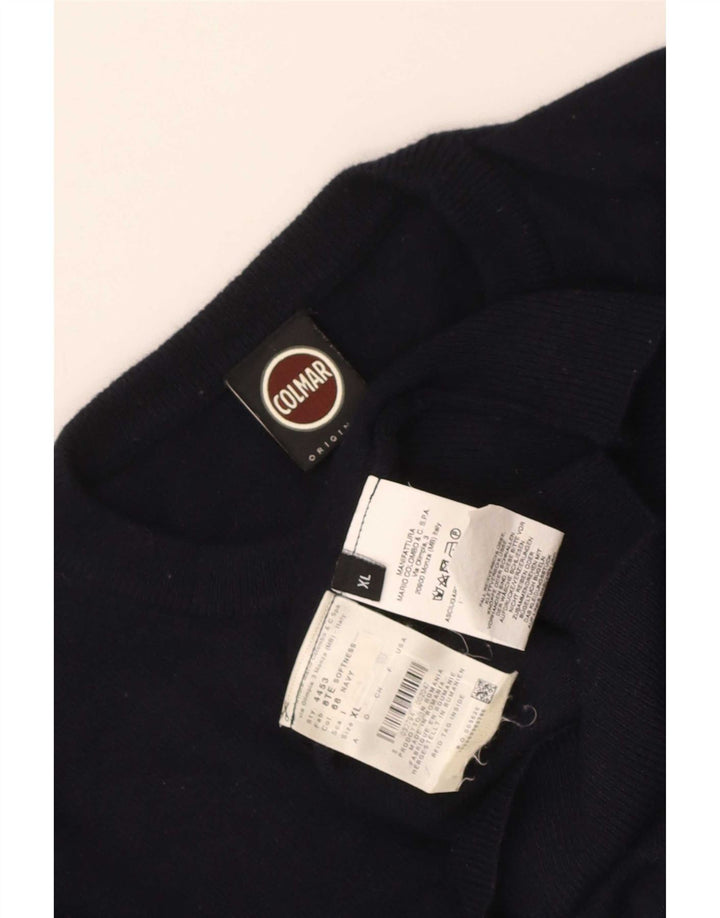 Colmar Pull Col Rond XL Bleu Marine Polyamide Homme