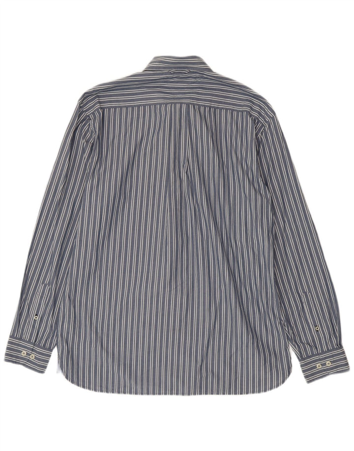 Tommy Hilfiger Chemise Homme Bleu Moyen Rayé Coton